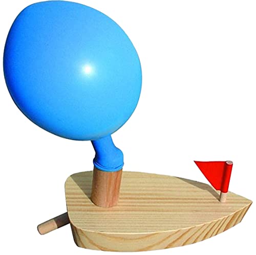 Vilac Met ballon aangedreven houten boot