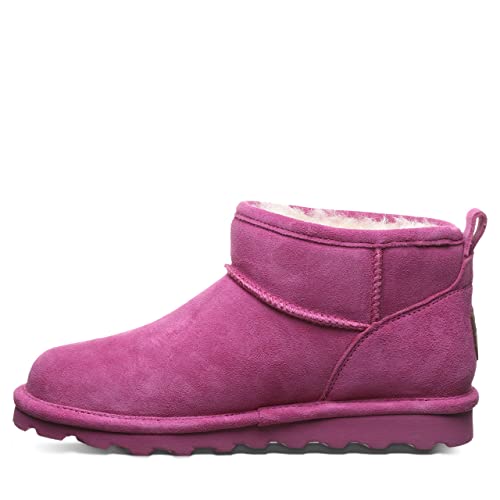 BEARPAW Women's Shorty Orchid Size 5 | Women's Ankle Boot | Women's Slip On Boot | Comfortable Winter Boot