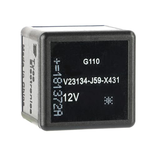 V23134-J59-X431 70A 12VDC SPNO 4Pins Quick Connect Automotive Relays Plug-in Maxi ISO Relays Compatible with V23136-J4-X60 V23134-J52-X429 V23134-J52-D642 9804768080