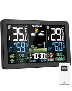 HAOYAO Wetterstation Funk mit Außensensor