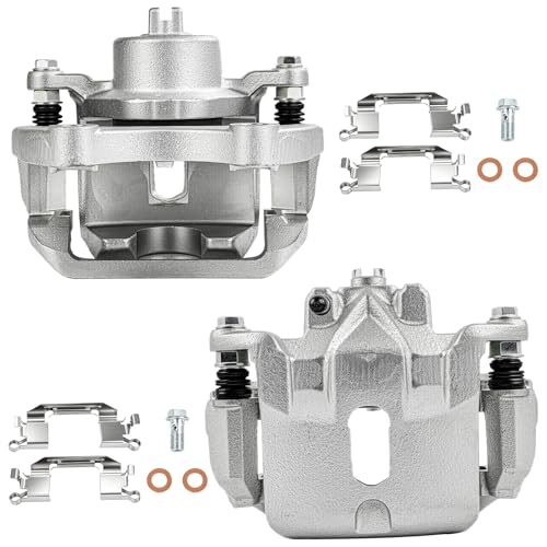 Image of SCITOO 19B2806 19B2807 Front Left & Right Disc Brake Calipers w /Bracket For Nissan For Maxima 2003-2008,Single Piston