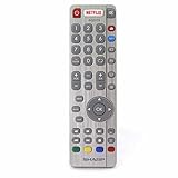 Control Remoto para Sharp Aquos RF Smart TV with Netflix Net+ Youtube Buttons