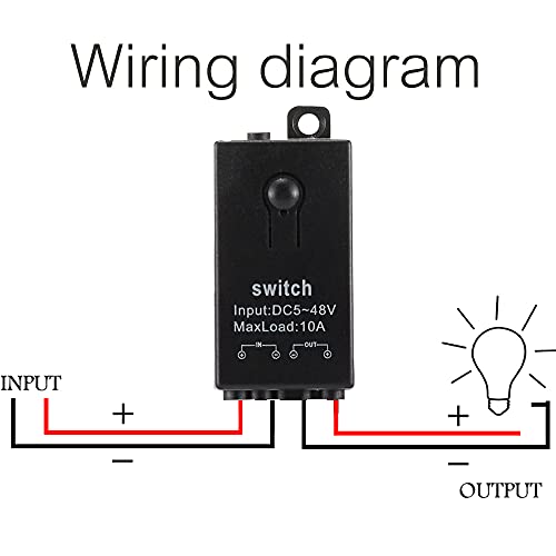 Dstfuy 12V Schalter Mit Fernbedienung - Kabelloser Lichtschalter DC 5V/12V/24V