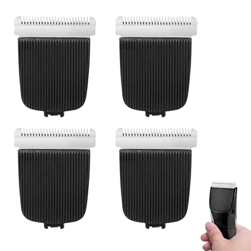4pcs Replacement Blades for Manscaped 4.0 3.0 2.0, Razor Blades for Manscaped Snap-In Lawnmower Groin Health Hair Clipper Blade Refill Hair Trimmer Blade Replacement