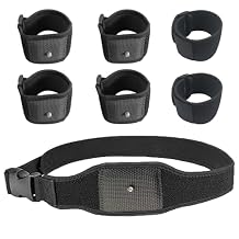 HTC Vive Tracker, Vive Ultimate Tracker full-body tracking strap, tracker fixing strap, tundra tracker strap, 1 belt, 4 wrist straps, 2 extension straps.