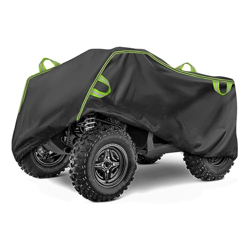 ATV Cover for Hisun Tactic 400 2016-2020 2021 2022 2023 2024 2025, Durable Quad Cover Outdoor Storage Cover with Reflective Strips, All Weather ATV Protection Cover for Rain, Snow, Dust