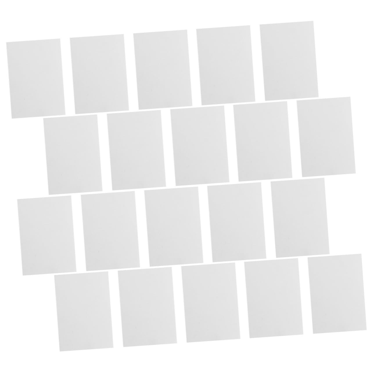 VICASKY 200 Pièces Cartes de Mots en Papier Kraft Vierges Fiches de Notes Cartes de Correspondance en Papier Kraft Design Classique Surface Lisse pour Créations Artistiques, Messages