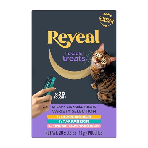Reveal Lickable Purée Cat Treats