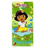 Dora the Explorer' Explorers Wanted' with Boots Velour Hooded Towel