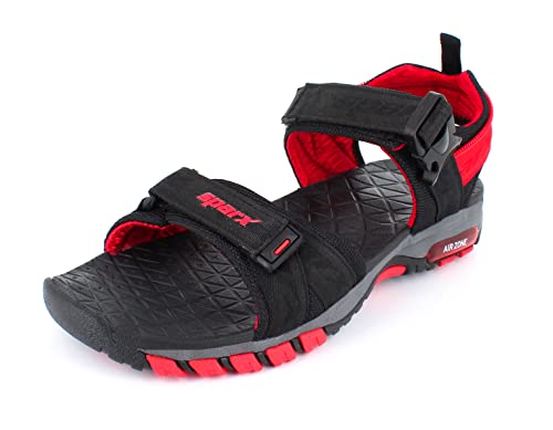 Sparx Men’S Ss0520G Black Red Sandal-9 Uk