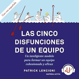 Diseño de la portada del título Las cinco disfunciones de un equipo
