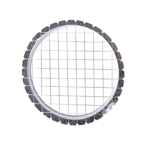 Stainless Steel Vegetable Cube Grid Cutter and Slicer - Potato, Egg, Mushroom - Mesh Shape Masher - Round and Square Cutter