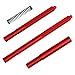 EPINON Aluminum Center Slider Driveshaft for 1/10 ARRMA SENTON Granite KRATON Big Rock Outcast VORTEKS Infraction 1/8 Typhon Vendetta Upgrade Parts Replace Arrma AR310884 (Red)