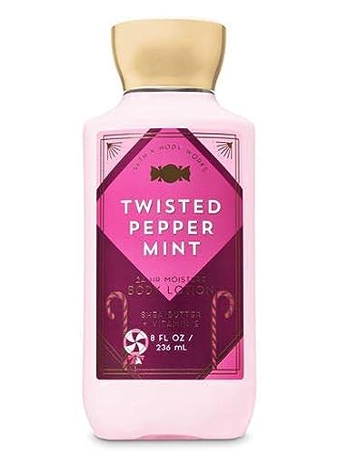 Bath & Body Works Shea & Vitamin E Lotion Twisted Peppermint 8oz