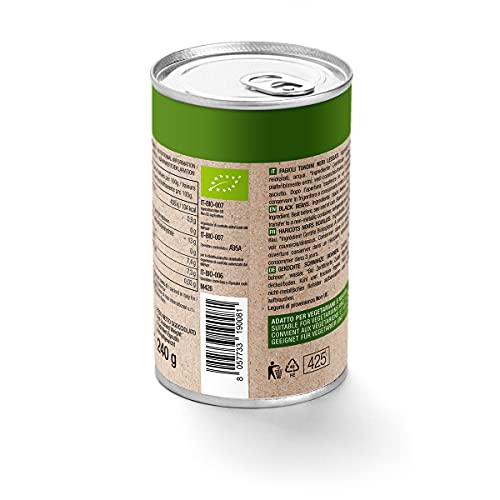 GUSTO SANO FAGIOLI TONDINI NERI BIOLOGICI. Legumi