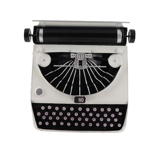 Dilwe Schreibmaschinenmodell, Vintage-Schreibmaschine aus Eisen, Einzigartiges Schreibtischzubehör für Schriftsteller, Retro-Heimdekoration für Büro und Wohnzimmer