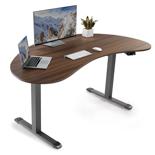 EUREKA ERGONOMIC 70 Inch Home Office Desk Computer Writing Desk,Walnut