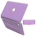 iBenzer Basic Soft-Touch Series Plastic Hard Case & Keyboard Cover for Apple MacBook Pro 13-inch 13" with CD-ROM A1278 (Previous Generation) (Purple)
