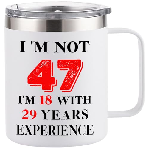 Born 1979 47th Birthday Gifts Stainless Steel Mug for Women Men Her Him