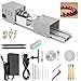 Mini Torno de 125 W, PequeñoTorno de Madera 2000–8000 RPM, Torno Eléctrico de Madera con Ajuste de 7 Marchas para Tornear, Rectificar, Pulir, Taladrar y Tallar