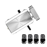 Splenssy Electronic Door Lock Wireless Locks with Remote Control Keyless Entry Electronic Lock Smart Wireless Lock Deadbolt Lock Anti-Theft Deadbolt Access Control System for Home Hotel Apartment