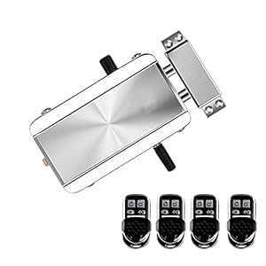 Electronic Door Lock Wireless Locks with Remote Control Keyless Entry Electronic Lock Smart Wireless Lock Deadbolt Lock Anti-Theft Deadbolt Access Control System for Home Hotel Apartment