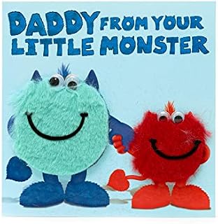 Daddy Birthday Card - Birthday Card for Him - From Your Little Monster