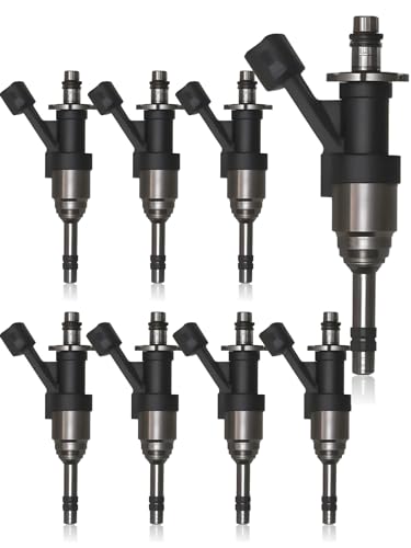 Amblee 8-Count Fuel Injectors Compatible with Chevy 2014-2018 Silverado 1500 2500