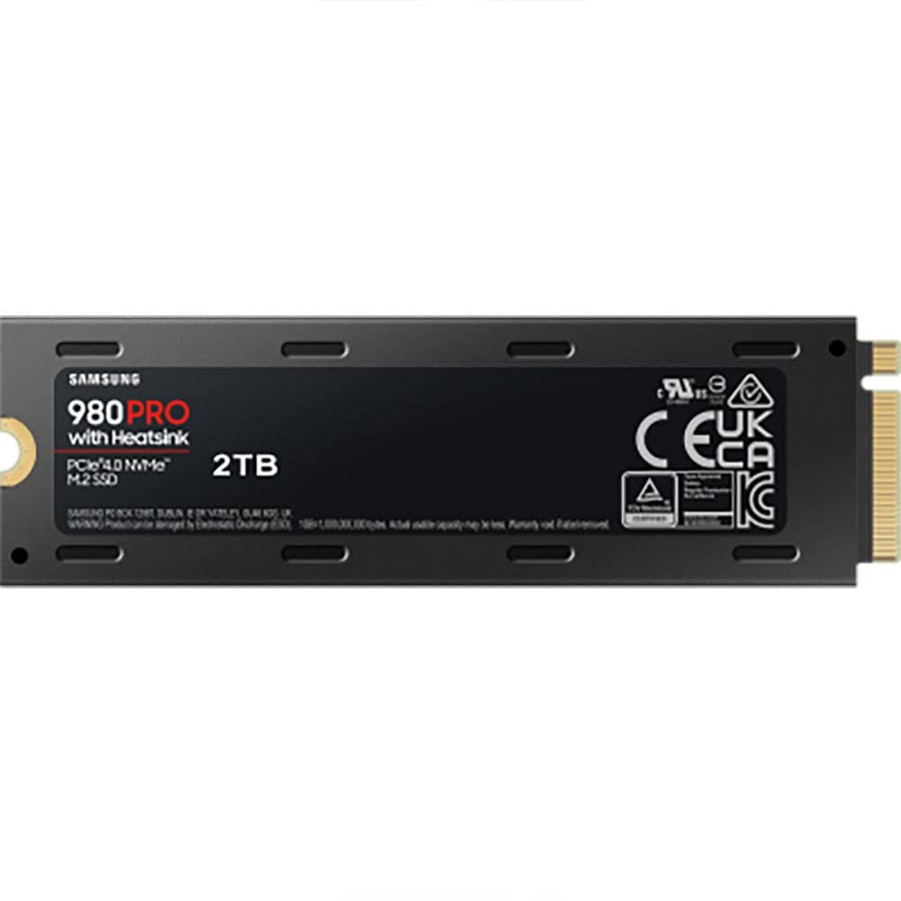 Samsung 980 PRO SSD with Heatsink 2TB PCIe Gen 4 NVMe M.2 Internal