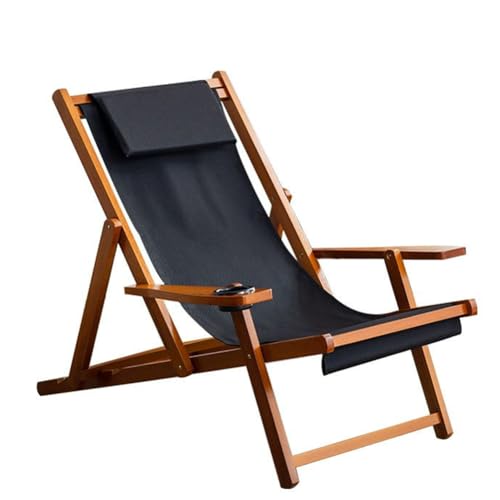 Klassischer Moderner Strandkorb mit Getränkehalter - 4-fach...