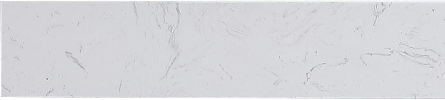 36" Backsplash, Traditional Style, Calacatta White