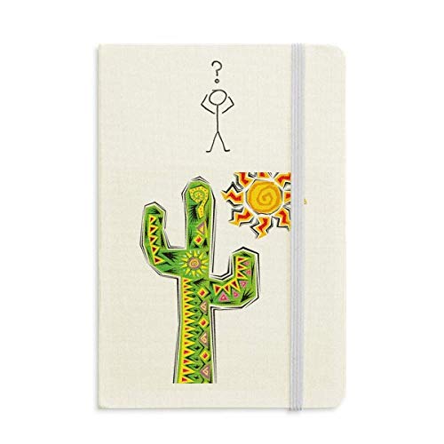 Cahier de questions Cactus Mexique pour clarifier vos pensées dans ce journal A5