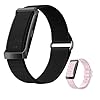 DuckDik Smart Band, Fitness Tracker Bracciale Intelligente Uomo Donna, Smartband Sportiva Contapassi con GPS Integrato, Cardiofrequenzimetro da Polso, SpO₂, Notifiche WhatsApp, 2 Cinturini Nero + Rosa