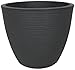 Produktbild MePla Blumentopf Milano - runder Pflanzkübel - wetterfestes Pflanzgefäß - UV-beständiger Blumenkübel - Pflanzentopf - Kübel - ø48 - anthrazit