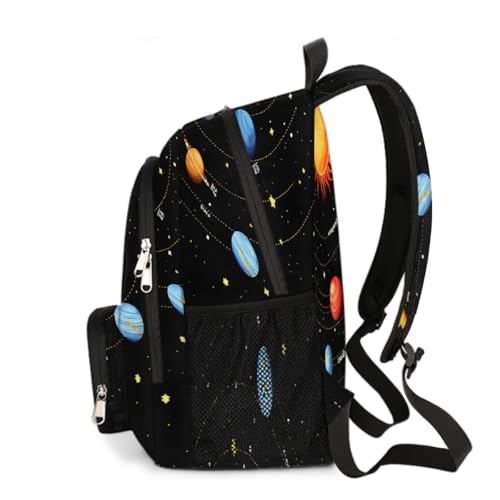 Solar System Space Planet School Backpack for Boys Girls Women Men Lightweight Laptop Casual Daypack Rucksack Backpacks Book Bag4