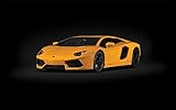 ACE HOBBY for Pocher for Lamborghini for Aventador for LP 700-4 for Giallo Orion 1:8 Car Pre-Built Model
