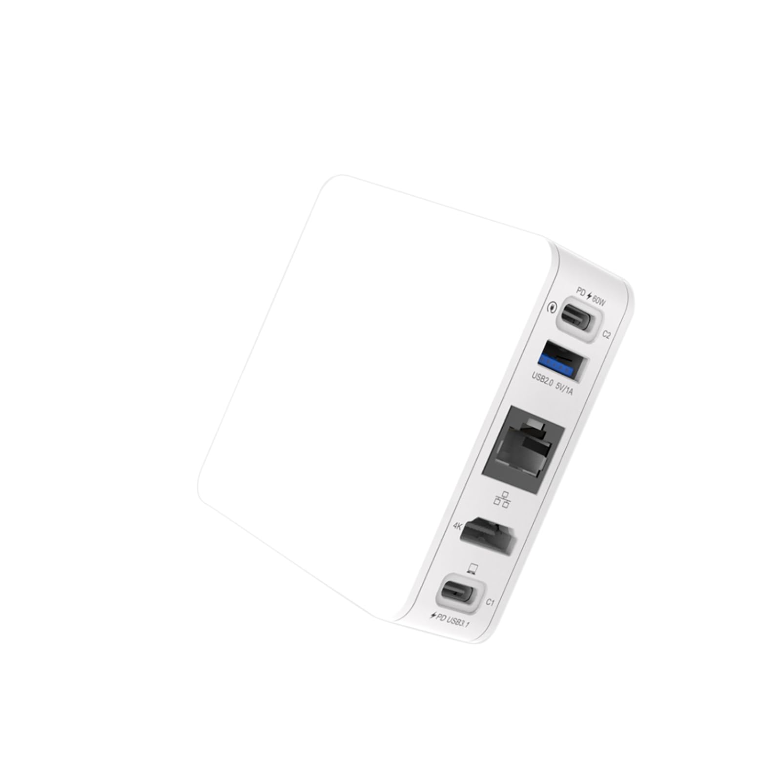 Mutifunction 5 Porte Pocket TV Docking Station Adattatore di Ricarica Caricatore Rapido Adattatore di Ricarica per Nintendo Switch/Console OLED