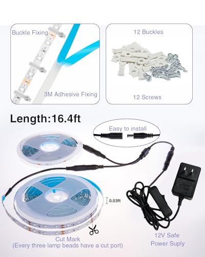 Onforu 32.8ft LED Black Light Strip Kit, 600 Units Lamp Beads, 12V Flexible Blacklight Fixtures, 10m Ribbon, Non-Waterproof for Glow Party, Indoor Birthday, Body Paint,Halloween - image 4
