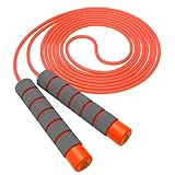 Adjustable Soft Skipping Rope - Toddler Jump Rope With Skin-Friendly Foam Handles For Kids, Boys, Girls, Women, Men - Exercise Activity, Outdoor Fitness