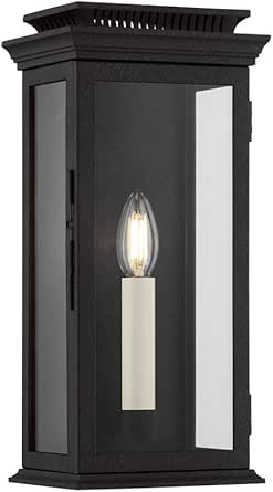 Troy Lighting B2515-FOR Louie - 1 Light Exterior 14.5 inches Tall and 7 inches Wide - Forged Iron Finish