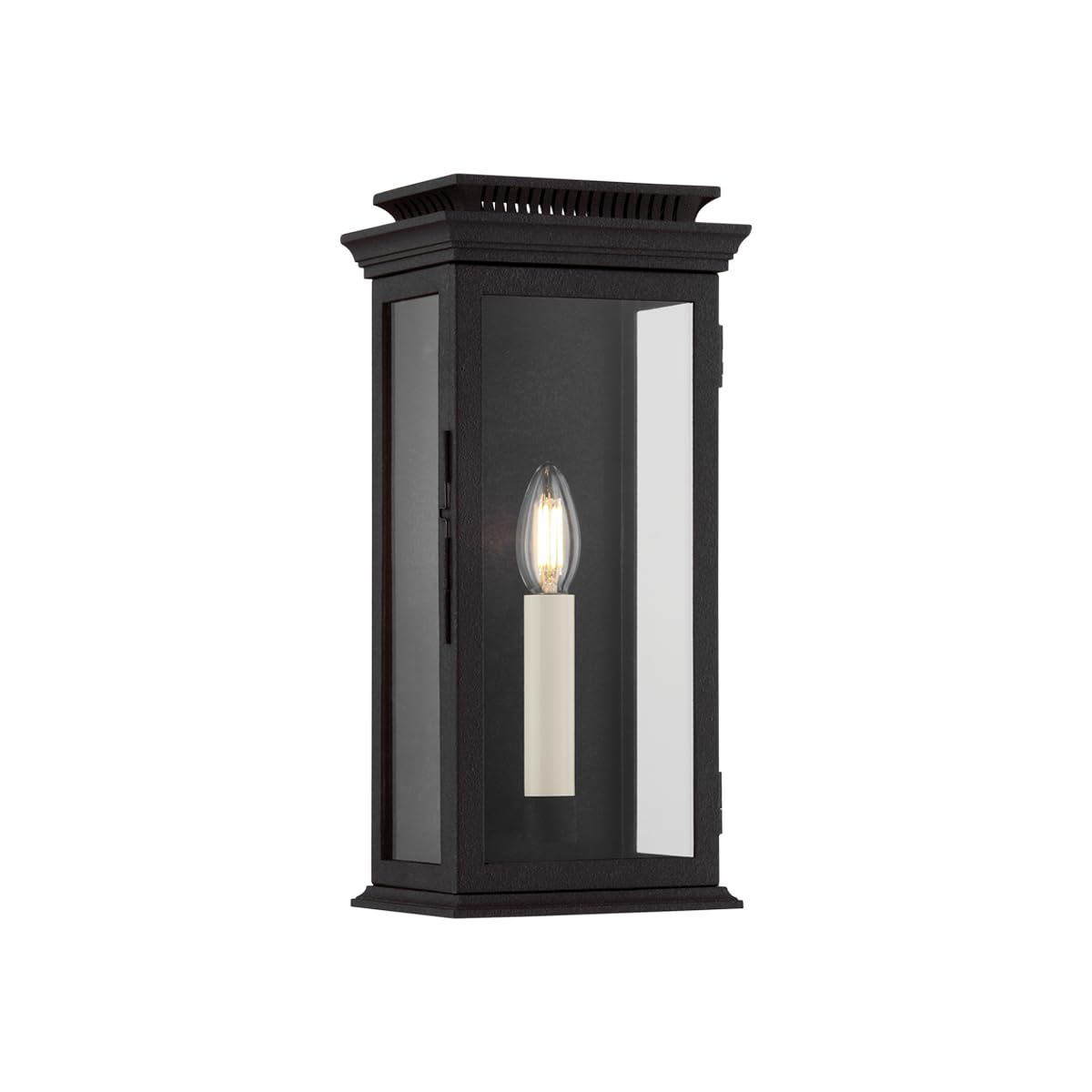 Troy Lighting B2515-FOR Louie - 1 Light Exterior 14.5 inches Tall and 7 inches Wide - Forged Iron Finish