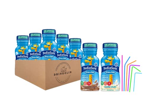 Pediasure Immune Support Kids Protein Shake Grow (8 Fl Oz 6 Pack) Vanilla And Chocolate #TOP11