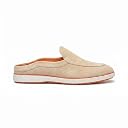 HAYES LONDON Riviera Beige - Italian Suede Leather Backless Slip-On Mule Loafers for Men – Casual Summer-Walk Half Shoes, Riviera_Beige_6 gallery image