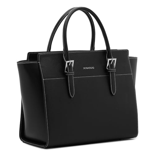 Image of Miraggio Agatha Top Handle Satchel Bag | Women Handbag | Handbags For Women Office Travel