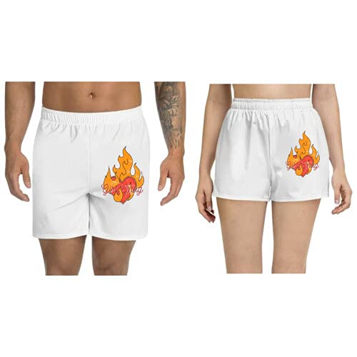 UDNAG Unisex Regular fit Hot Girl Gang Polyester Shorts [Size S/28In to XL/40In]
