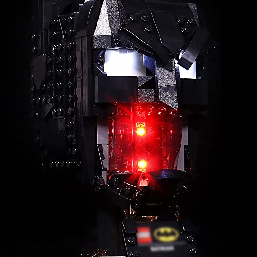 LMTIC LED-Beleuchtungsset für Lego Batman Helmet Collectible Building Kit-Light Set Kompatibel mit Lego 76182 Batman… – Bild 6