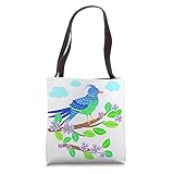 Retro Bird Tote Bag