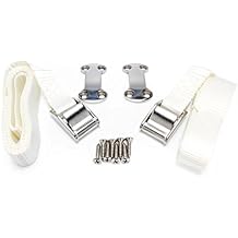 Kuuma 51960 Cooler Tie Down Strap Kit - Inlcudes Straps, Mounting Bracket, and Screws - Great for RVs, Boats, and Truck Beds