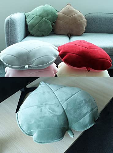 Teieas Elero 3D Leaf Shaped Throw Pillows Plant Pillow Novelty Plush Cushion Backrest Pillow Home Decoration For Car, Bedroom, Sofa, Couch, Living Room #TOP4