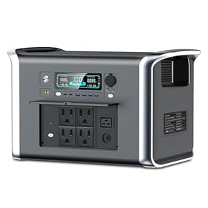 Portable Power Station 2048Wh LiFePO4 Battery – 2400W Solar Generator 2 Hr Fast Charge for Outdoor Camping RV Home Backup Power